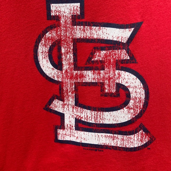 St. Louis Cardinals V-Neck Performance Tee - Picture 3 of 4